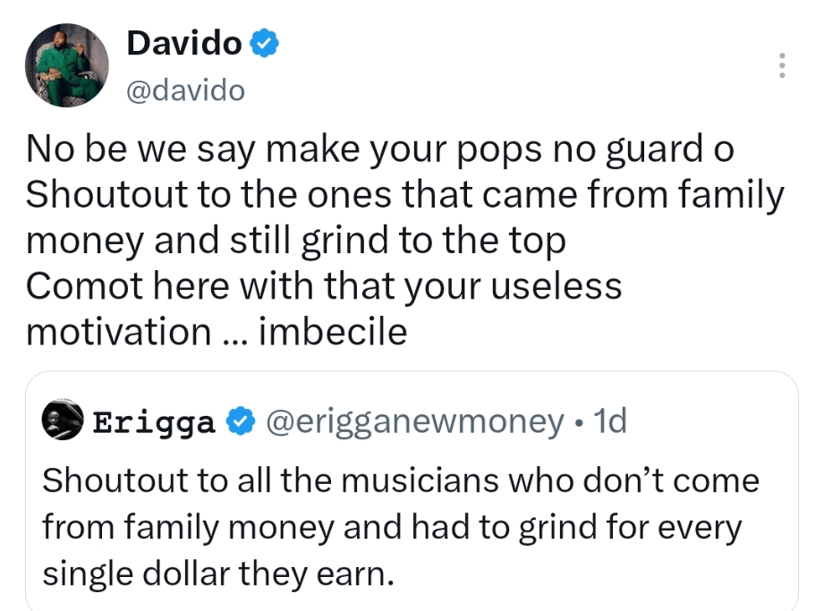 Afrobeats star David Adeleke, popularly known as Davido.